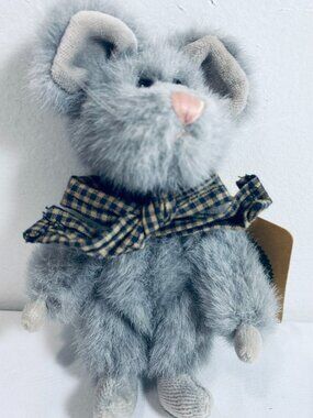 VNTG Boyds Bear "Chedda" Mouse 7" Jointed 1990's Retired EUC